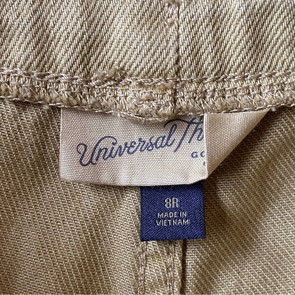 Universal Thread Women 8 R Paperbag High Waist Wide Leg Pants Green Boho Relaxed - Picture 6 of 8